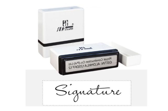 Manufacturer, Exporter, Importer, Supplier, Wholesaler, Retailer, Trader of Company Signature Stamp in Bahadurgarh, Haryana, India.