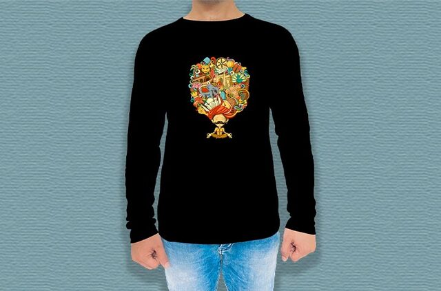 Manufacturer, Exporter, Importer, Supplier, Wholesaler, Retailer, Trader of Full Sleeves T-Shirts in Bahadurgarh, Haryana, India.